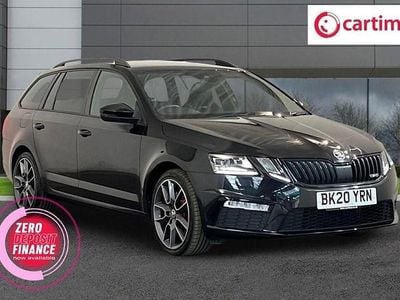 Used Skoda Octavia vRS 245 HP (180 kW) 2020 Black Estate