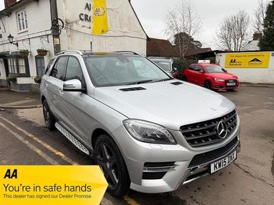 Silver Used 2015 Mercedes ML250 AMG line SUV | £13,995 (Fair price)