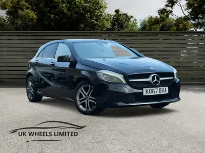 Used Mercedes A180 Sport Edition 122 HP (89 kW) 2018 Black Hatchback