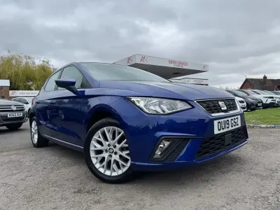 Begagnad Seat Ibiza SE Technology 80 HK (58 kW) 2019 Blå Halvkombi