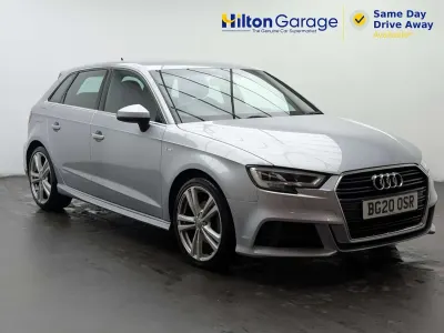 Used Audi A3 Sportback S-Line 150 HP (110 kW) 2020 Silver Hatchback