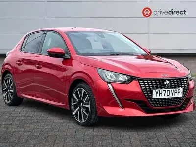 Second-hand Peugeot 208 Allure Premium 75 CP (55 kW) 2020 Roșu Hatchback