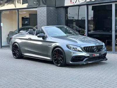 Used Mercedes C63 AMG Premium Plus 510 HP (375 kW) 2020 Grey Cabriolet