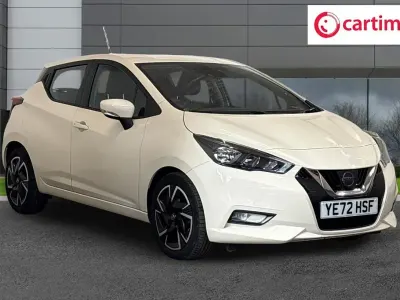 Used Nissan Micra Acenta 92 HP (67 kW) 2022 White Hatchback