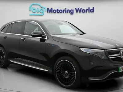 Used Mercedes EQC400 AMG line 300 kW (408 HP) 2022 Black SUV
