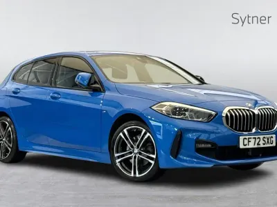 Used BMW 118 M Sport 134 HP (98 kW) 2023 Blue Hatchback