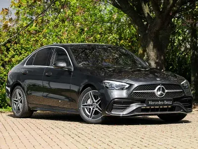 New Mercedes C200 AMG line 204 HP (150 kW) 2025 Black Sedan