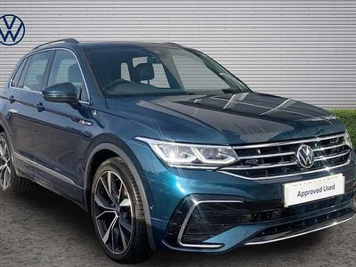 Used VW Tiguan R-line 150 HP (110 kW) 2021 Blue SUV