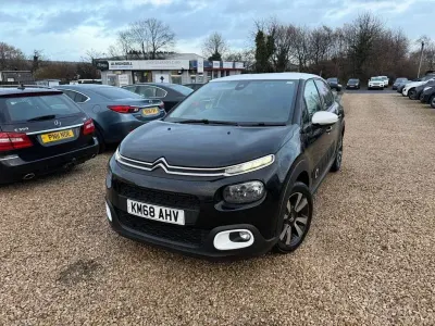 Begagnad Citroën C3 Flair 100 HK (73 kW) 2018 Svart Halvkombi