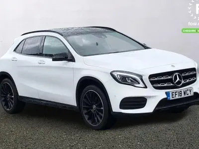 Used Mercedes GLA200 AMG Line Premium Plus 156 HP (114 kW) 2018 White SUV