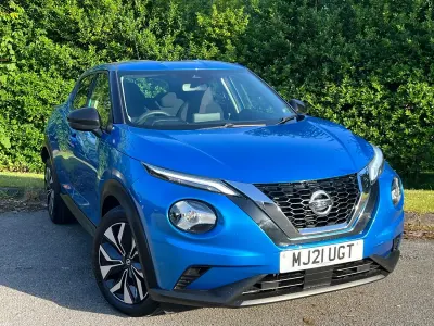 Used Nissan Juke Acenta 115 HP (84 kW) 2021 Blue SUV