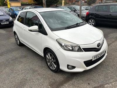 White Used 2012 Toyota Yaris SR Hatchback | £3,495 (Fair price)