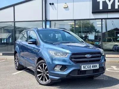 Used Ford Kuga ST-Line 120 HP (88 kW) 2019 Blue SUV