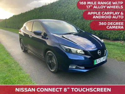 Used Nissan Leaf N-Connecta 110 kW (150 HP) 2022 Blue Hatchback