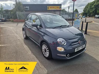 Used Fiat 500 Lounge 69 HP (50 kW) 2017 Grey Hatchback