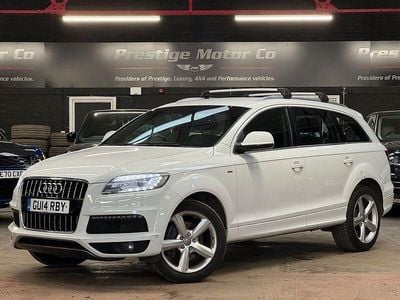 White Used 2014 Audi Q7 S-Line SUV | £14,991 (Good price)