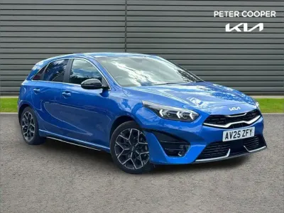 Used Kia Ceed GT-Line 138 HP (101 kW) 2025 Blue Hatchback
