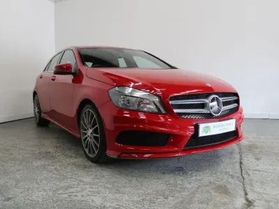 Used Mercedes A180 AMG 109 HP (80 kW) 2015 Red Hatchback