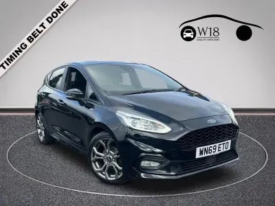 Begagnad Ford Fiesta ST-Line X 100 HK (73 kW) 2019 Svart Halvkombi