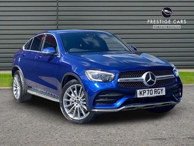 Used Mercedes GLC220 AMG Line Premium 194 HP (142 kW) 2020 Blue Coupe