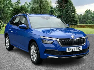 Used Skoda Kamiq SE 110 HP (80 kW) 2022 Blue SUV