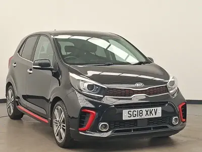 Used Kia Picanto GT-Line S 83 HP (61 kW) 2018 Black Hatchback