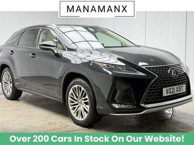 Black Used 2021 Lexus RX450h SUV | £29,980 (A bit pricey)