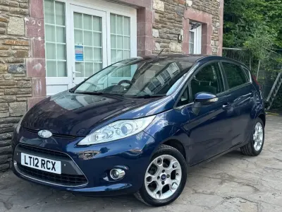 Used Ford Fiesta Zetec 2012 Blue Hatchback