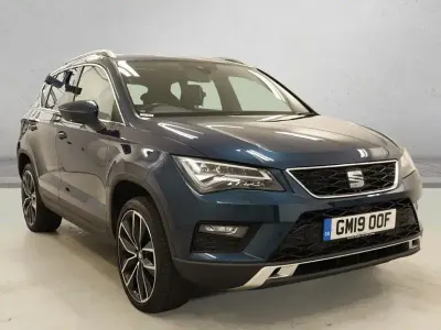 Used Seat Ateca XCELLENCE Lux 150 HP (110 kW) 2019 Blue SUV