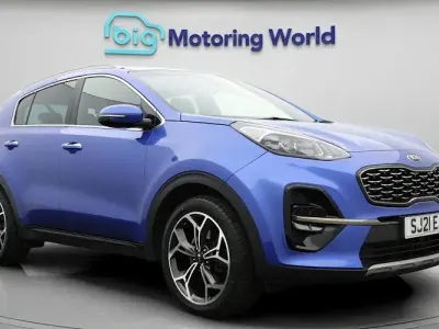 Used Kia Sportage GT-Line 136 HP (100 kW) 2021 Blue SUV