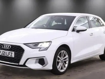 Used Audi A3 Sportback Sport 110 HP (80 kW) 2021 White Hatchback