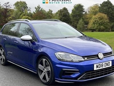 Used VW Golf VII R 310 HP (228 kW) 2018 Blue Estate