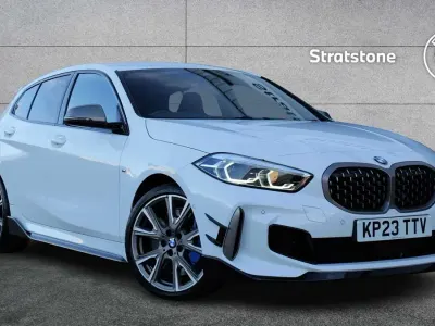 Used BMW M135 Comfort Edition 306 HP (225 kW) 2023 White Hatchback