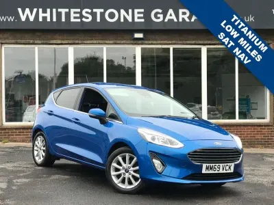 Used Ford Fiesta Titanium 125 HP (91 kW) 2019 Blue Hatchback