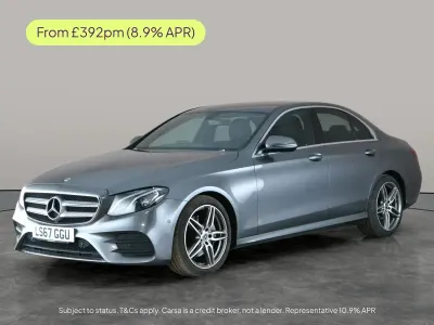 Used Mercedes E220 AMG line 194 HP (142 kW) 2017 Grey Sedan