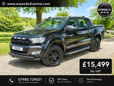 Used Ford Ranger Wildtrack 200 HP (147 kW) 2017 Black Pickup