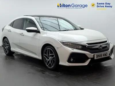 Używany Honda Civic Prestige 182 KM (133 kW) 2018 Biały Hatchback
