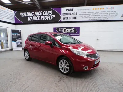 Used Nissan Note Tekna 90 HP (66 kW) 2013 Red Hatchback