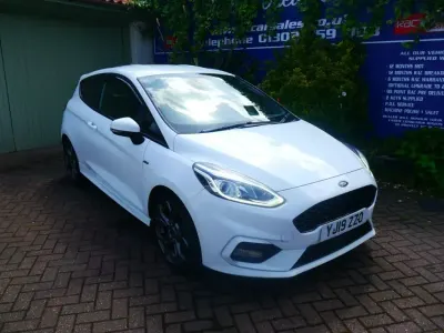 Used Ford Fiesta ST-Line 100 HP (73 kW) 2019 White Hatchback