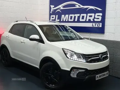 Used SsangYong Korando 178 HP (130 kW) 2018 White Estate