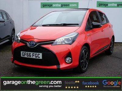 Used Toyota Yaris Hybrid Edition 2016 Orange Hatchback