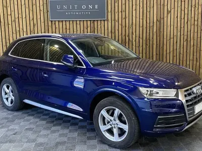 Used Audi Q5 Sport 190 HP (139 kW) 2018 Blue SUV