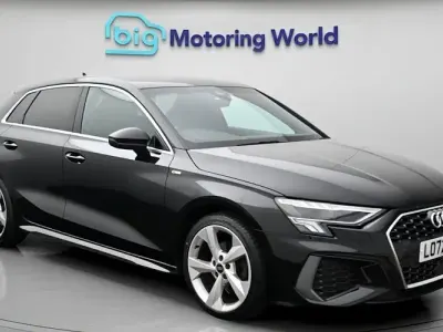Used Audi A3 Sportback S-Line 150 HP (110 kW) 2022 Black Hatchback