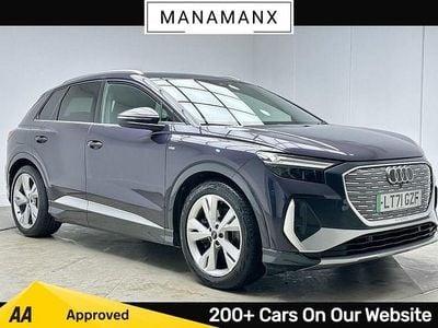 Mauve/purple Used 2021 Audi Q4 e-tron S-Line SUV | £21,760 (Good price)