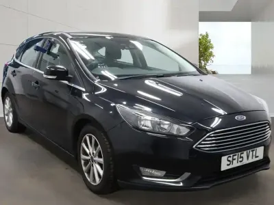 Used Ford Focus Titanium 125 HP (91 kW) 2015 Black Hatchback
