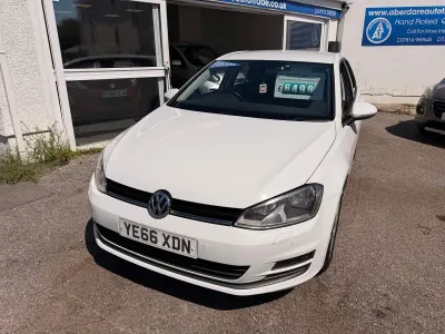 Used VW Golf VII Edition 110 HP (80 kW) 2016 White Hatchback