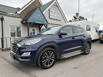 Used Hyundai Tucson Premium 136 HP (100 kW) 2019 Stellar blue SUV