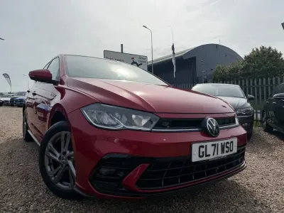 Used VW Polo R-line 95 HP (69 kW) 2022 Red Hatchback