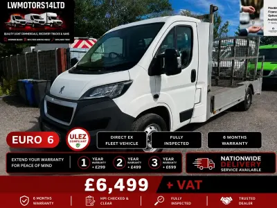 Used Peugeot Boxer 140 HP (102 kW) 2021 White Van