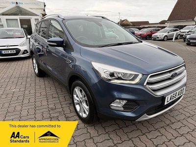 Used Ford Kuga Titanium 150 HP (110 kW) 2018 Blue SUV